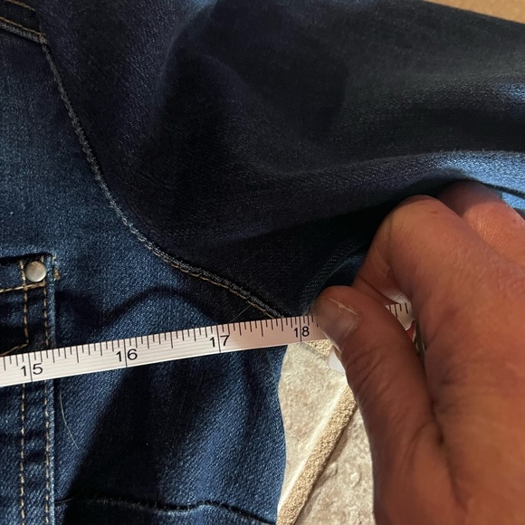 ๐NWOT-INC International Concepts Women's Denim Shirtdress DK INDIGO Blue SZ 4๐ - Picture 13 of 15